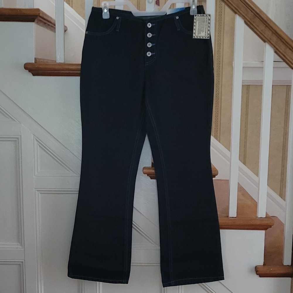 NEW NO Excuses Bootcut Blue Jeans Size 11/12